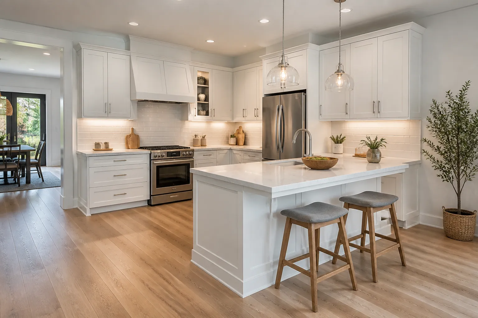 Penisula kitchen design