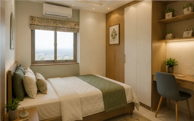 08_Small_Bedroom_Indian_Green_Modern 08_Small_Bedroom_Indian_Green_Modern
